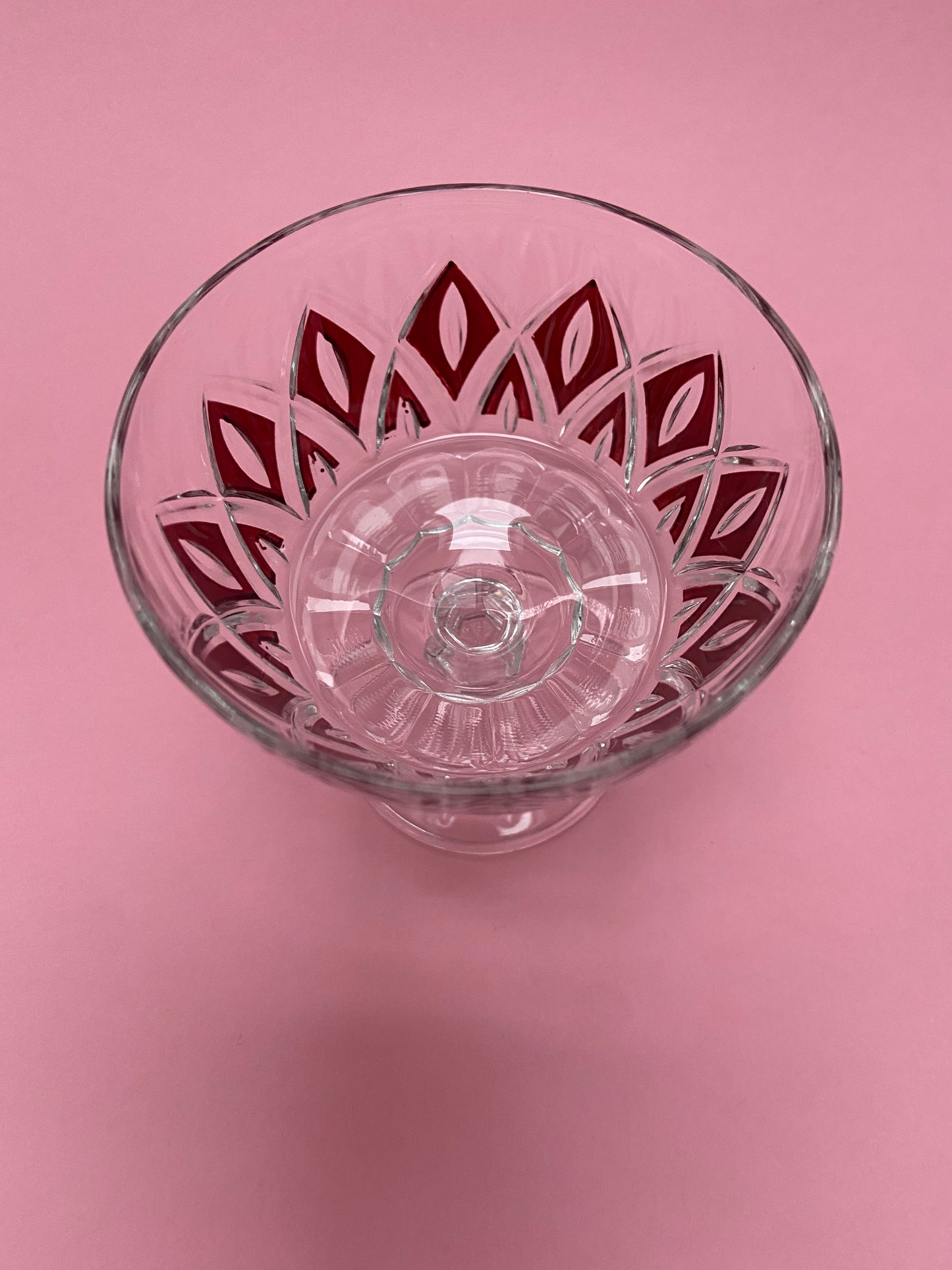 Ensemble seau à glace et 3 verres/coupes VMc Reims ARLEQUIN