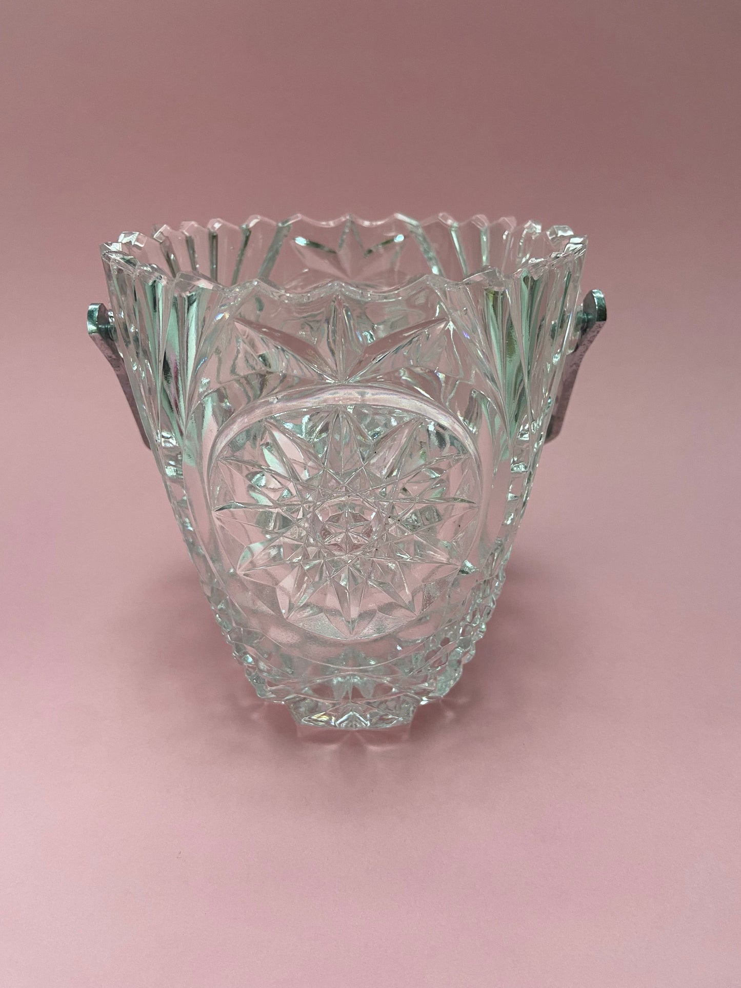 Ensemble seau à glace et 3 verres/coupes VMc Reims ARLEQUIN