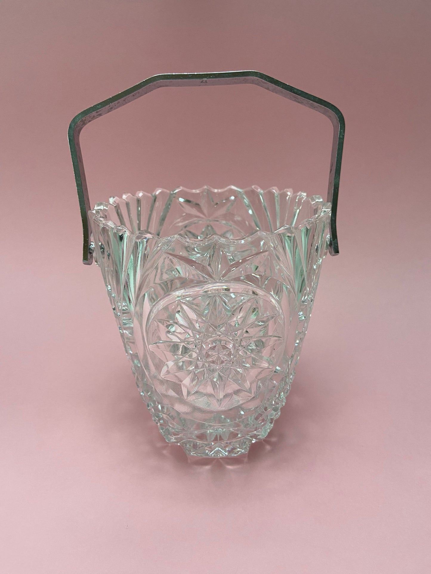 Ensemble seau à glace et 3 verres/coupes VMc Reims ARLEQUIN