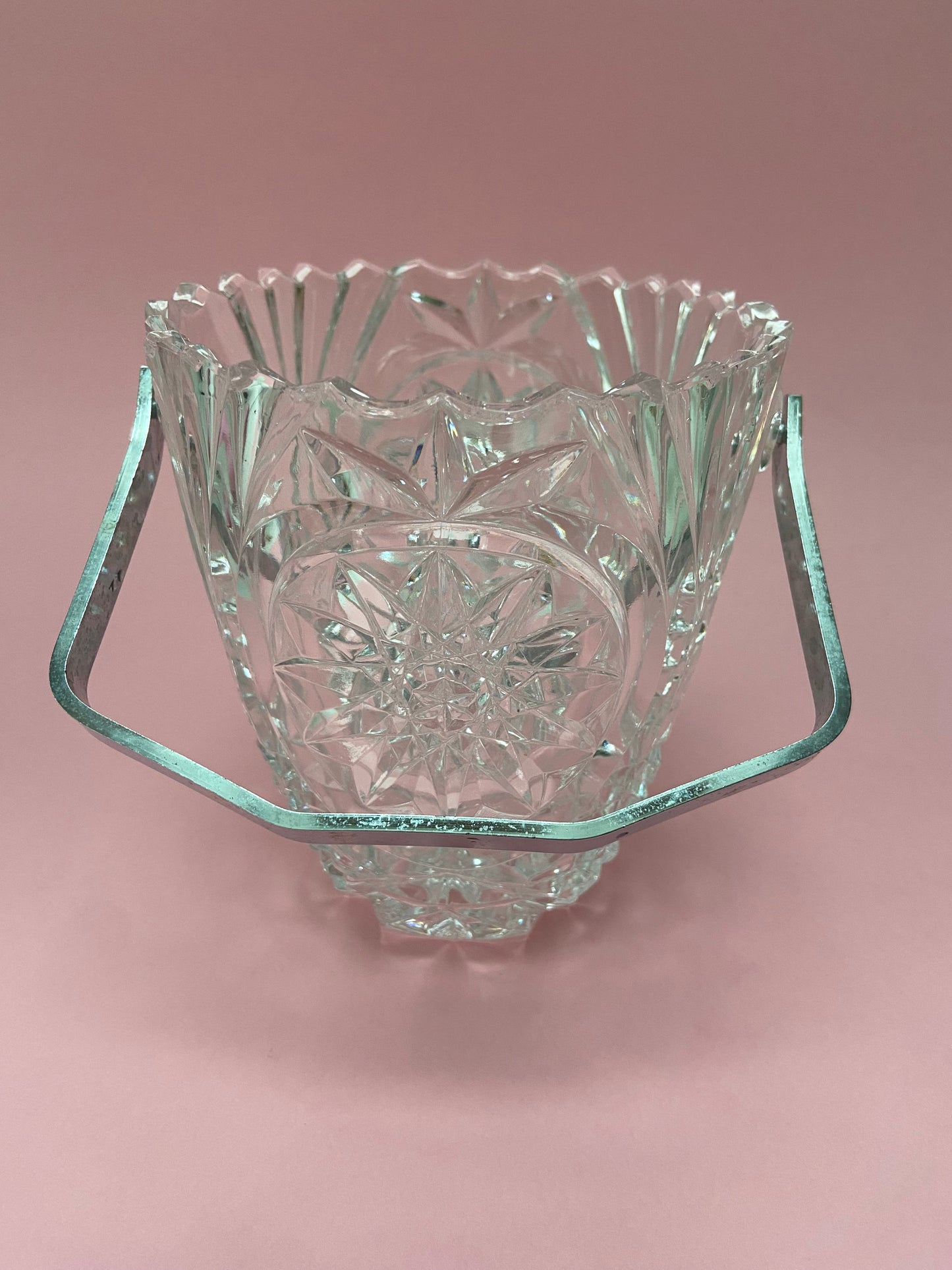 Ensemble seau à glace et 3 verres/coupes VMc Reims ARLEQUIN