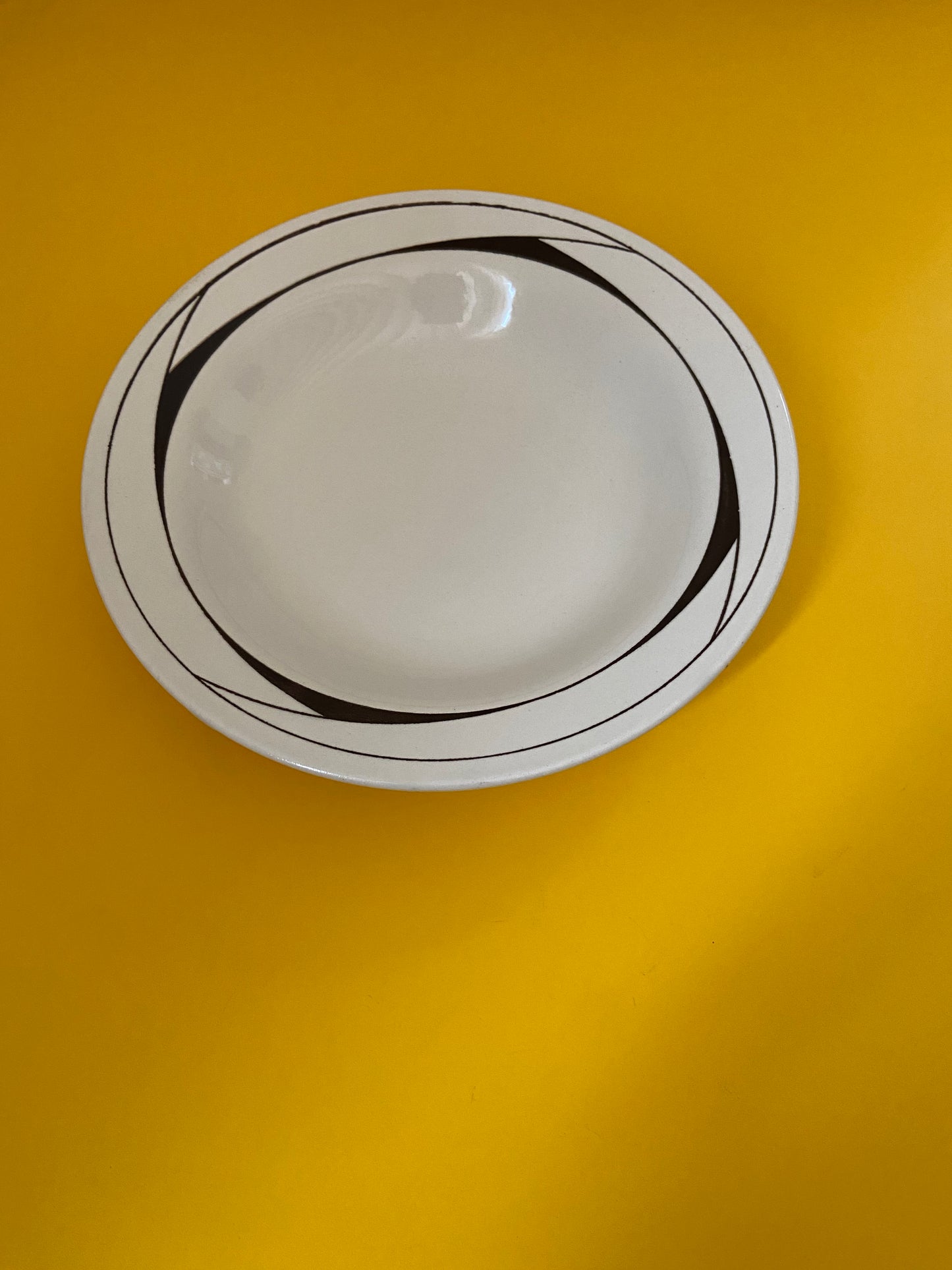 OXFORD BRAZIL deep plate BLACK pattern