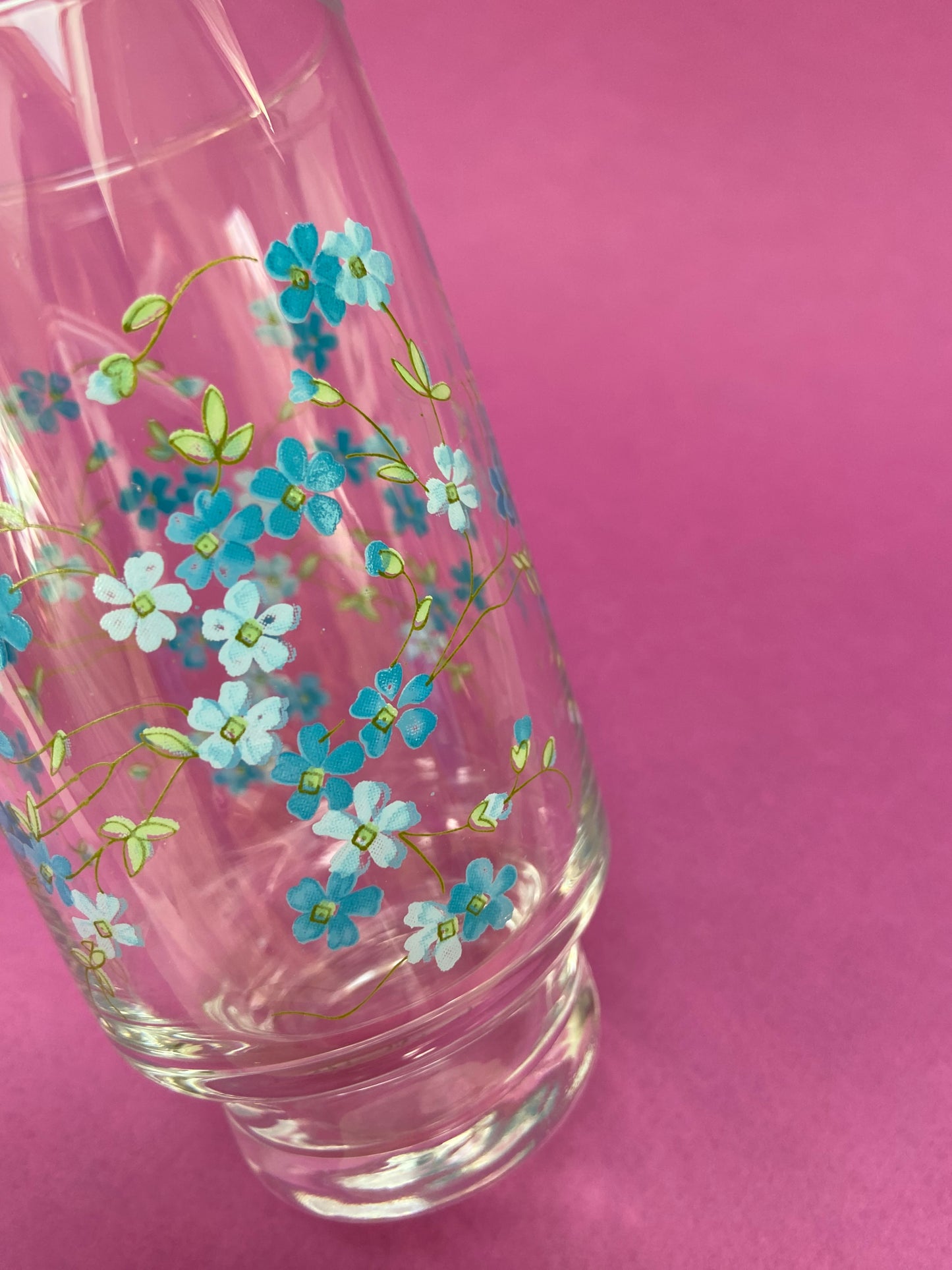 High transparent glass “MYOSOTIS”