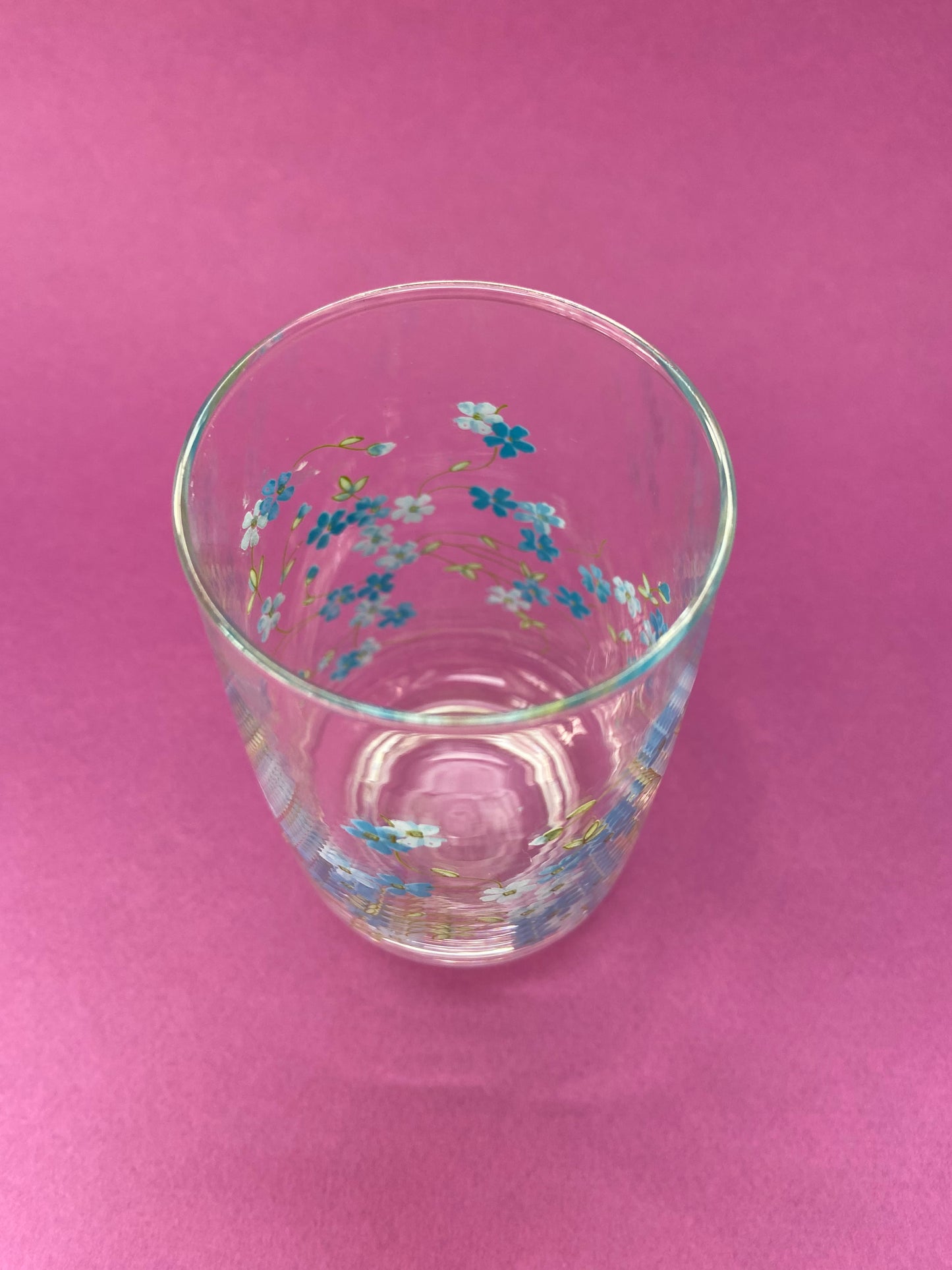 High transparent glass “MYOSOTIS”