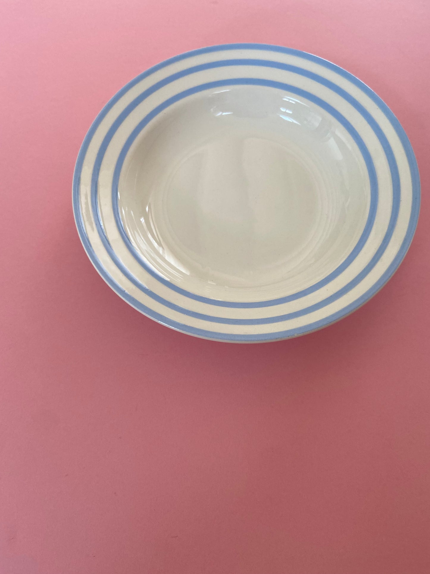 SKY BLUE lines deep plate