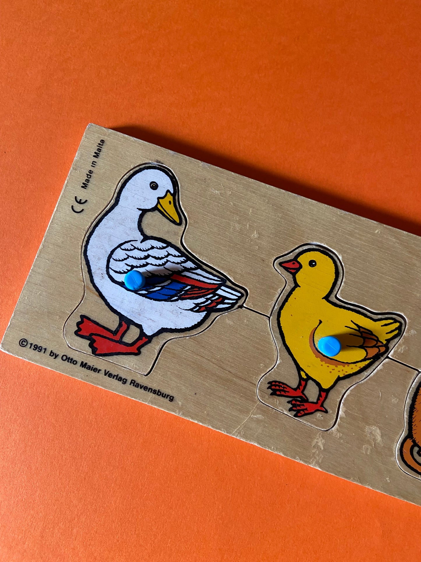 Small wooden puzzle RAVENSBURGER 1991 Animals