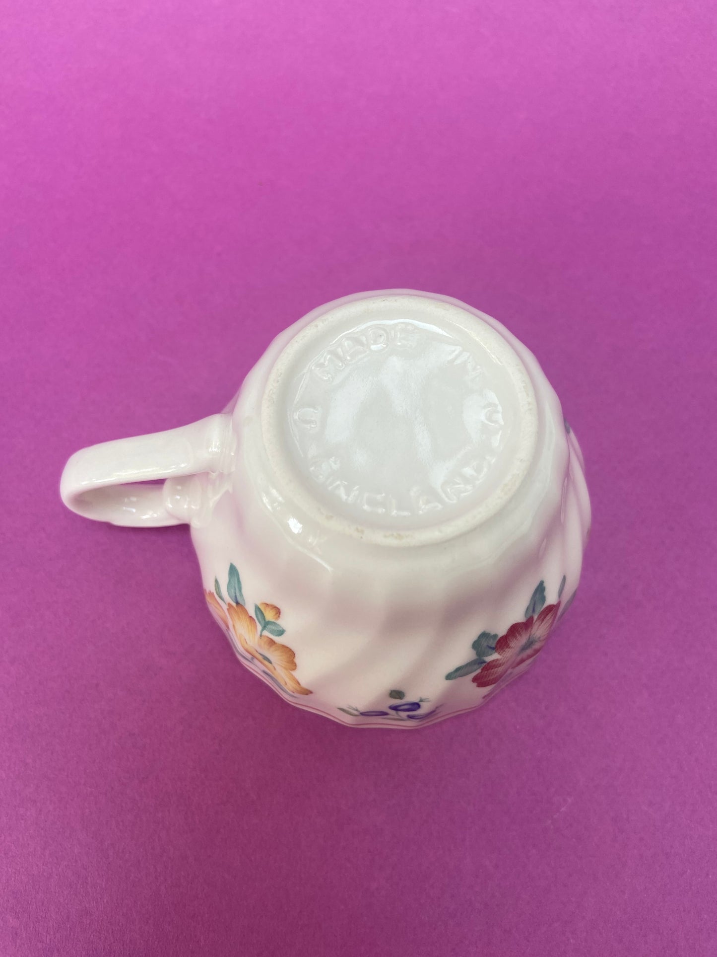 Duo de tasses et sous tasses FLEURIES anglaises