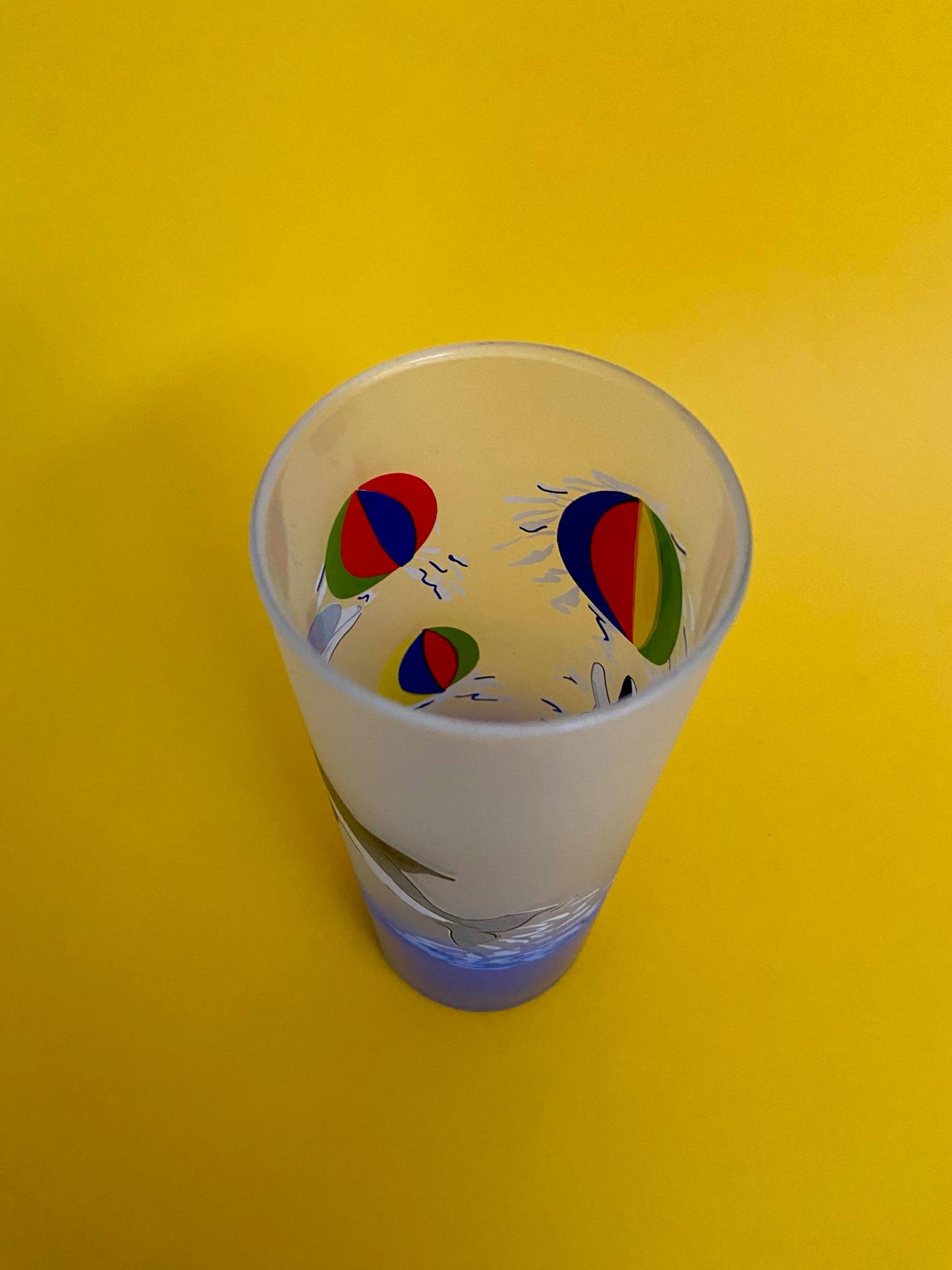Verre à jus haut FLIPPER le dauphin