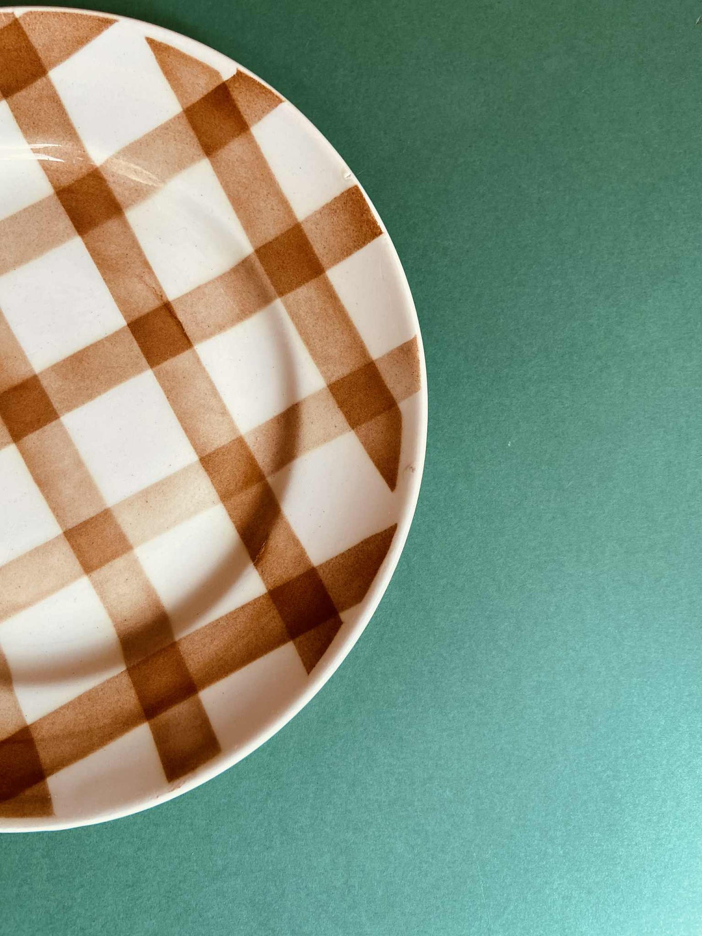 Assiette plate Moulin des Loups décor GRAND FEU