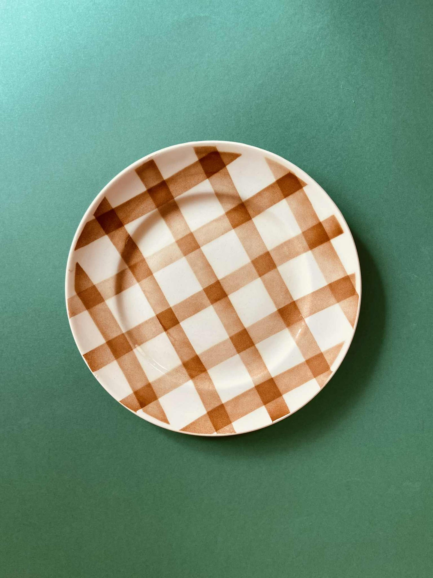 Assiette plate Moulin des Loups décor GRAND FEU