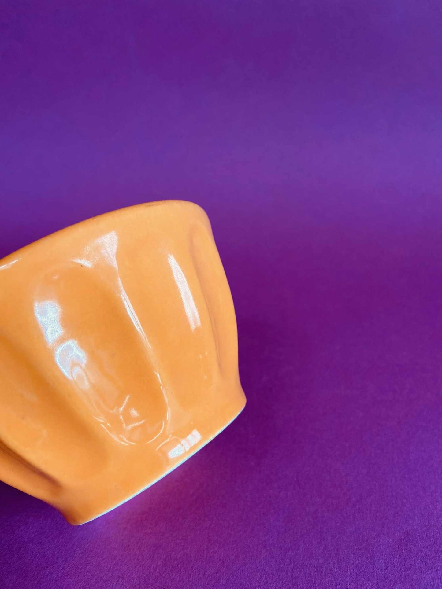 Petit bol côtelé ORANGE