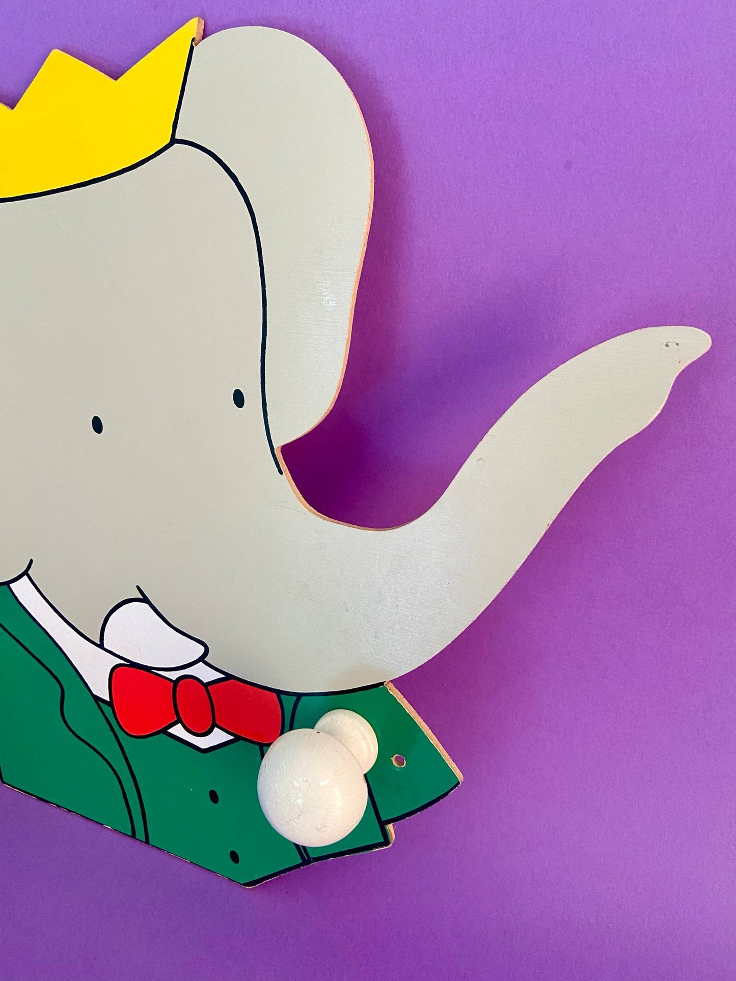 Patère vintage BABAR 1989