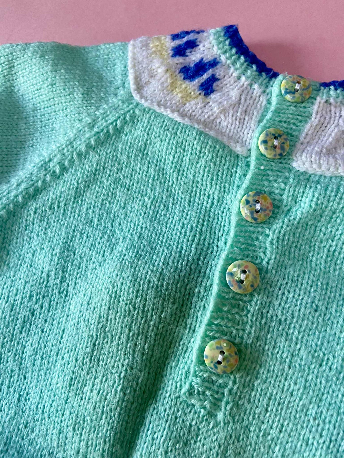 Combi maille bébé NOUNOURS PASTEL