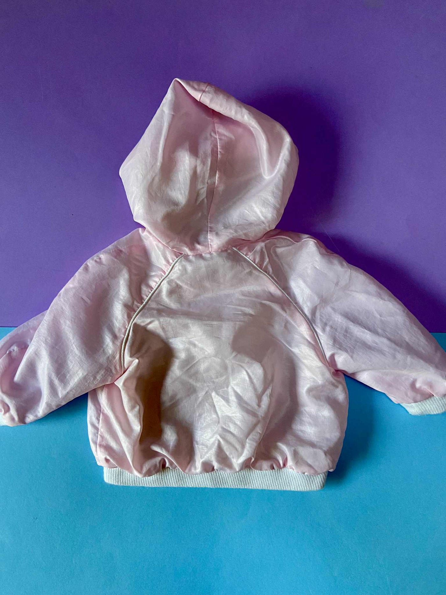 Manteau bébé vintage ROSE PASTEL