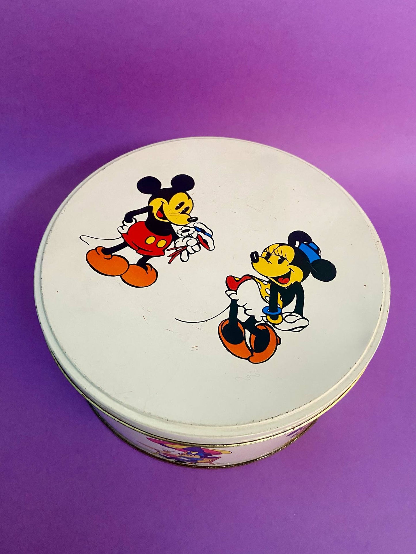 Boîte métal vintage MICKEY ET CIE