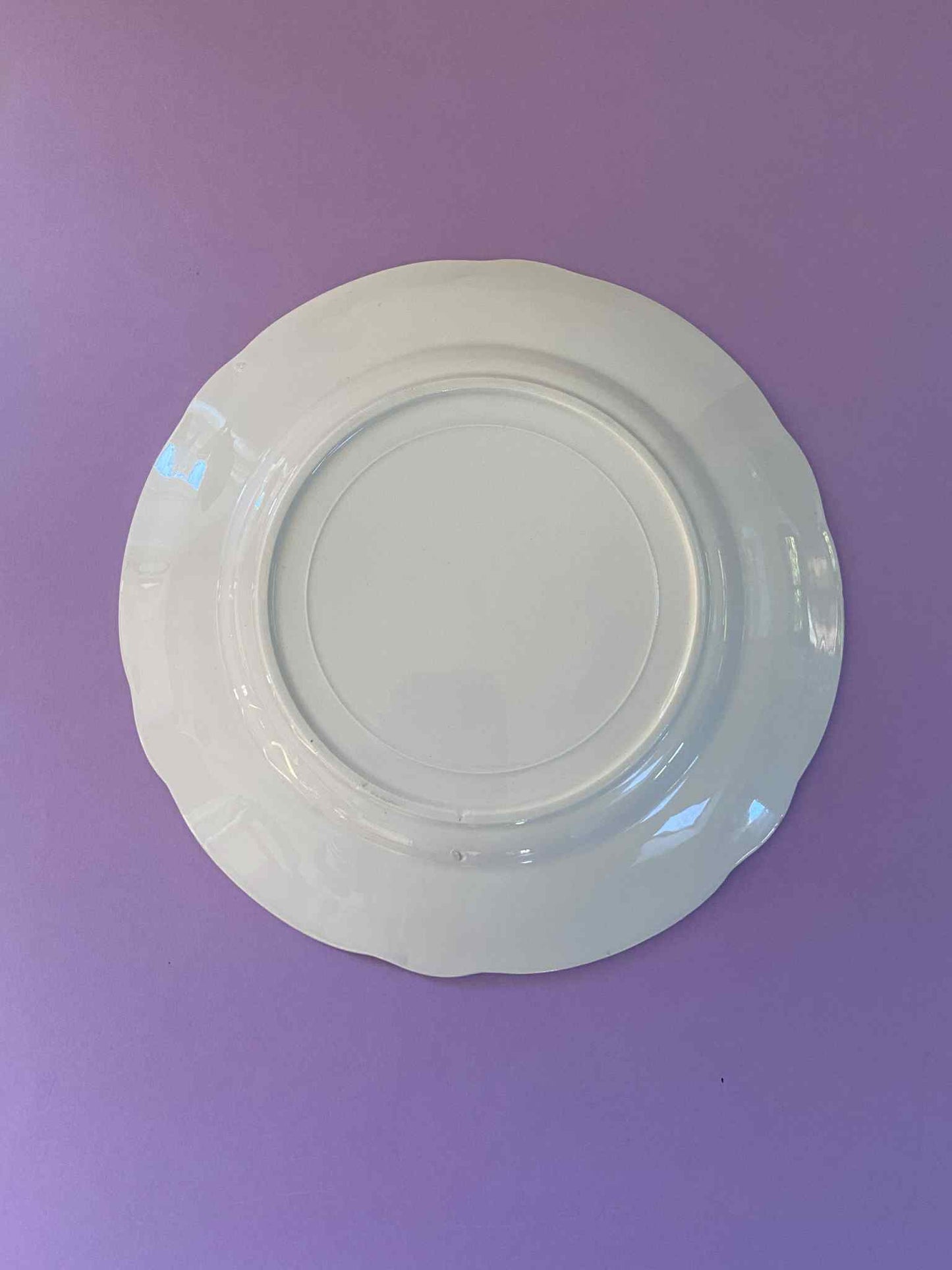 Assiette ondulée PASTEL VERT