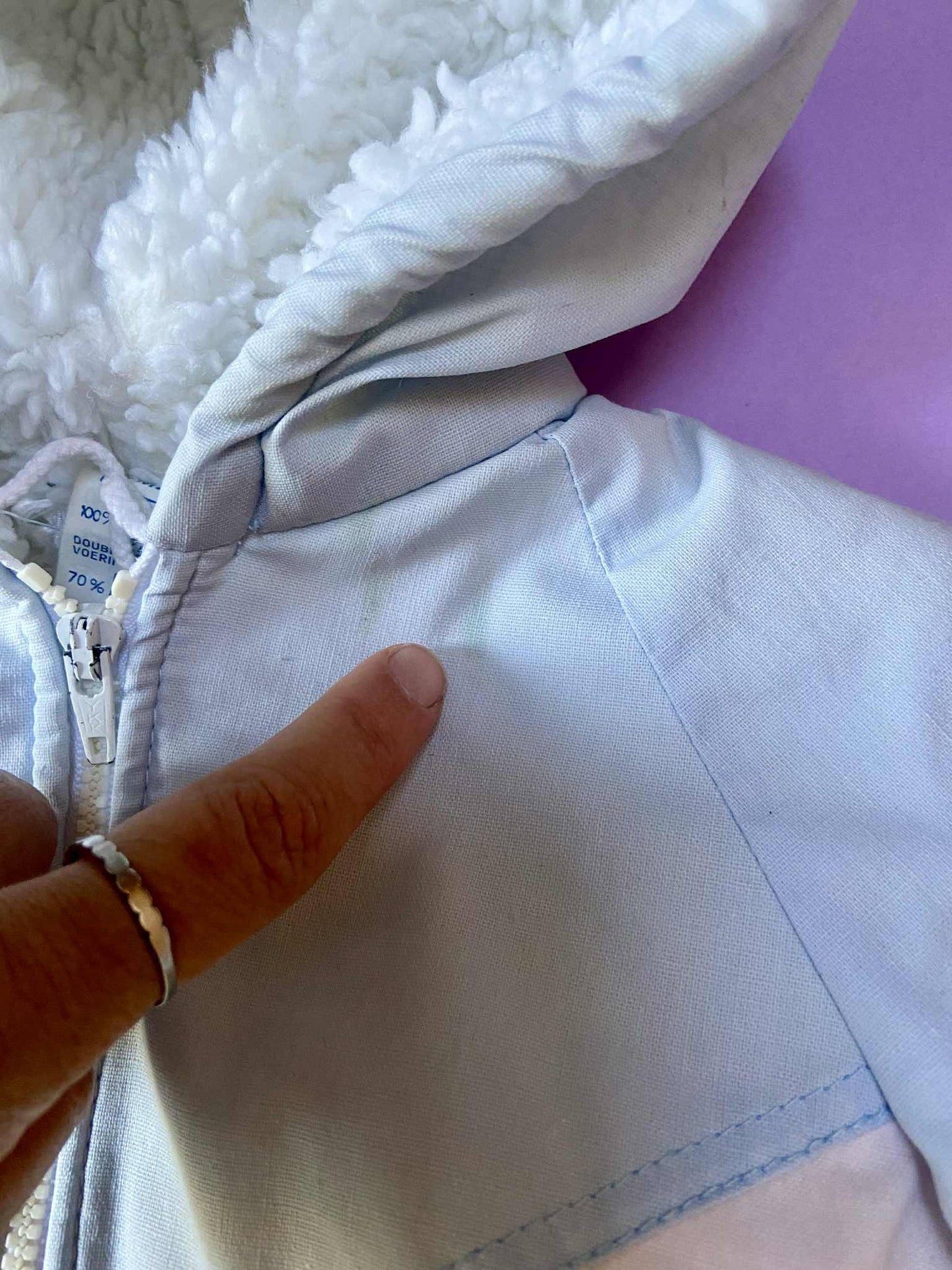 Manteau bébé vintage PASTEL