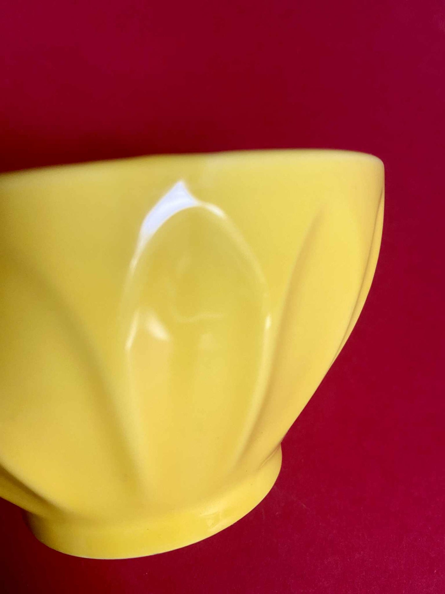 Bol côtelé céramique JAUNE
