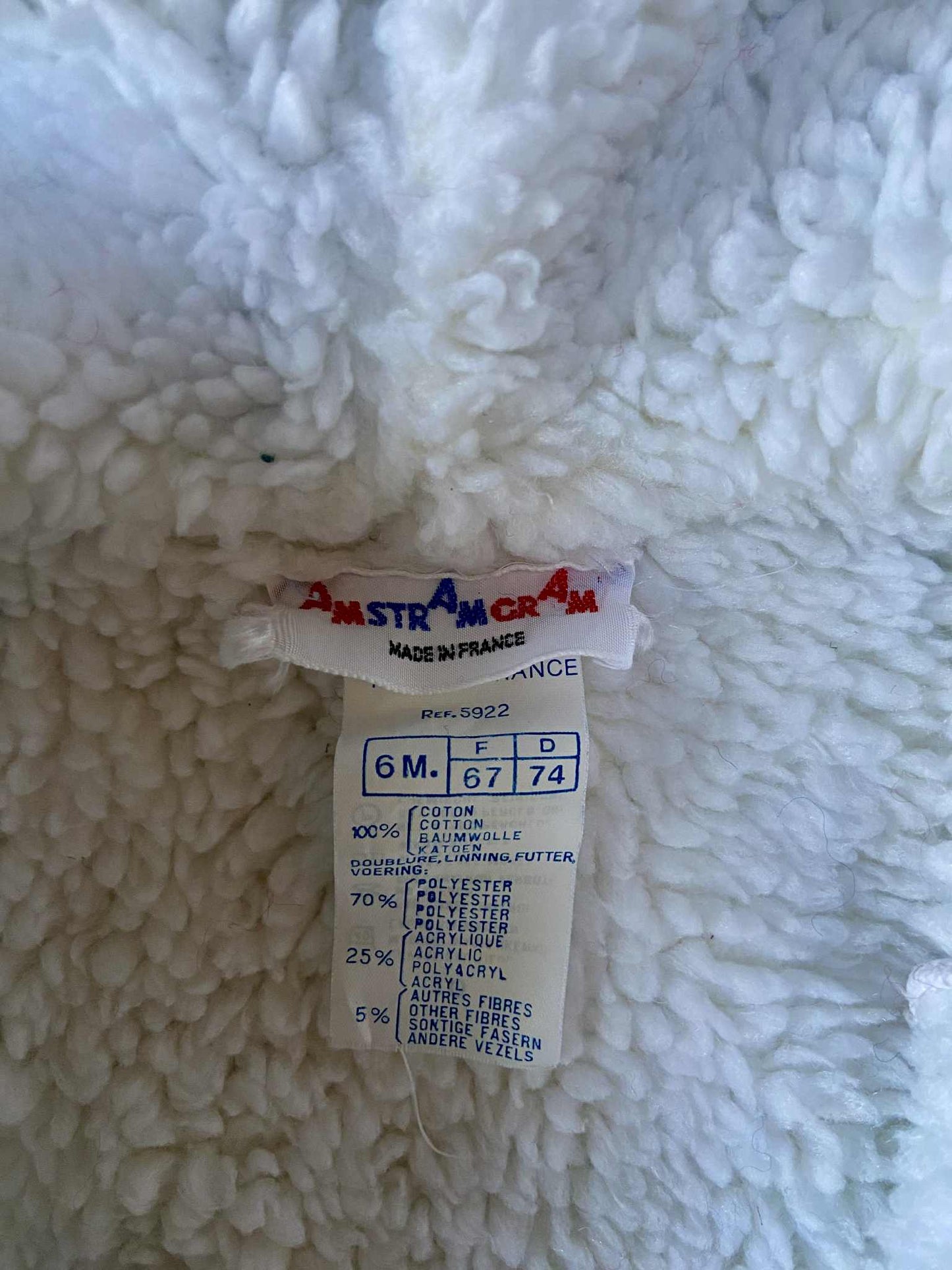 Manteau bébé vintage PASTEL