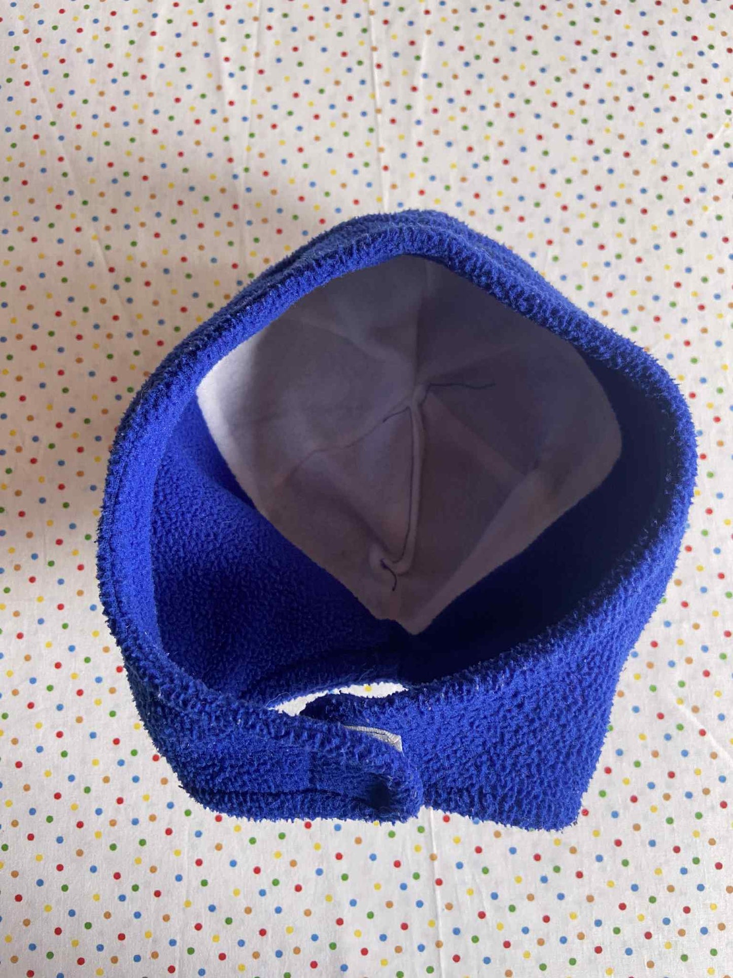 Chapka vintage polaire BLEU nounours