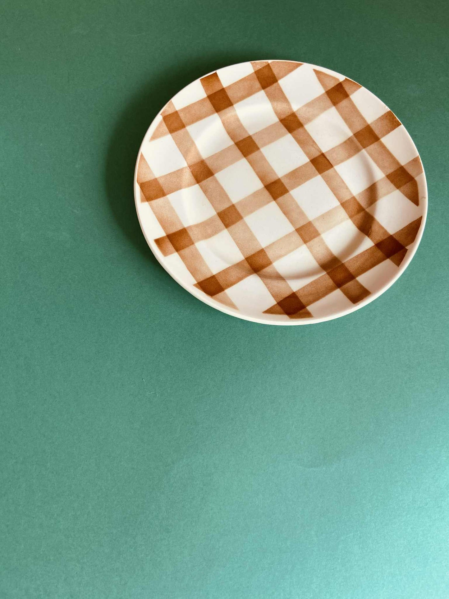 Assiette plate Moulin des Loups décor GRAND FEU