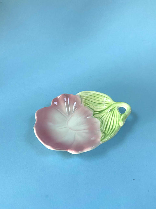 Coupelle barbotine vintage FLEUR PASTEL