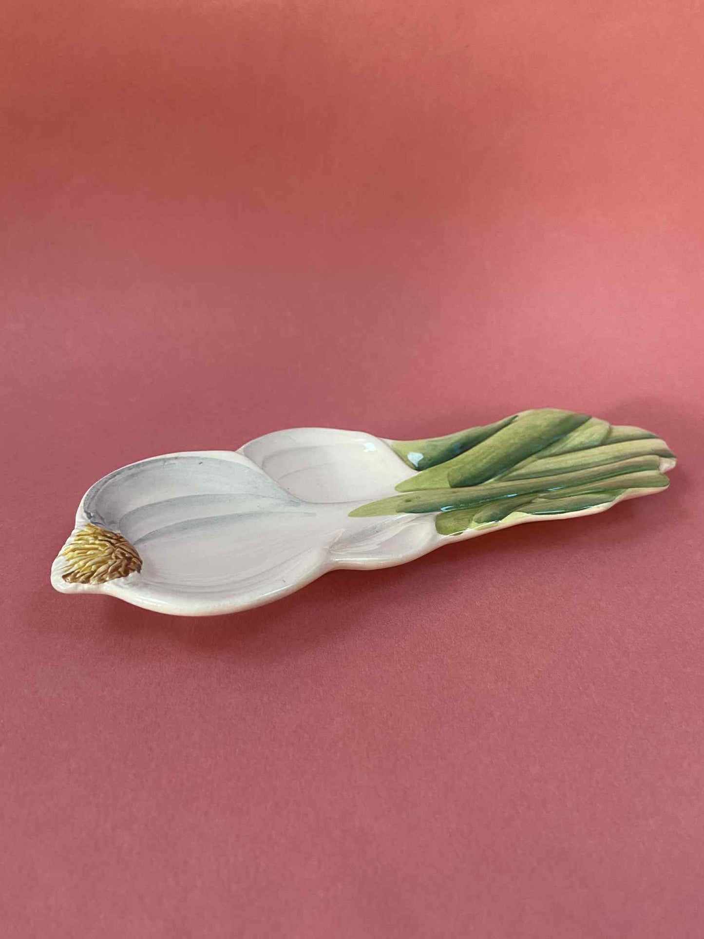 Repose cuillère céramique vintage Barbotine AIL